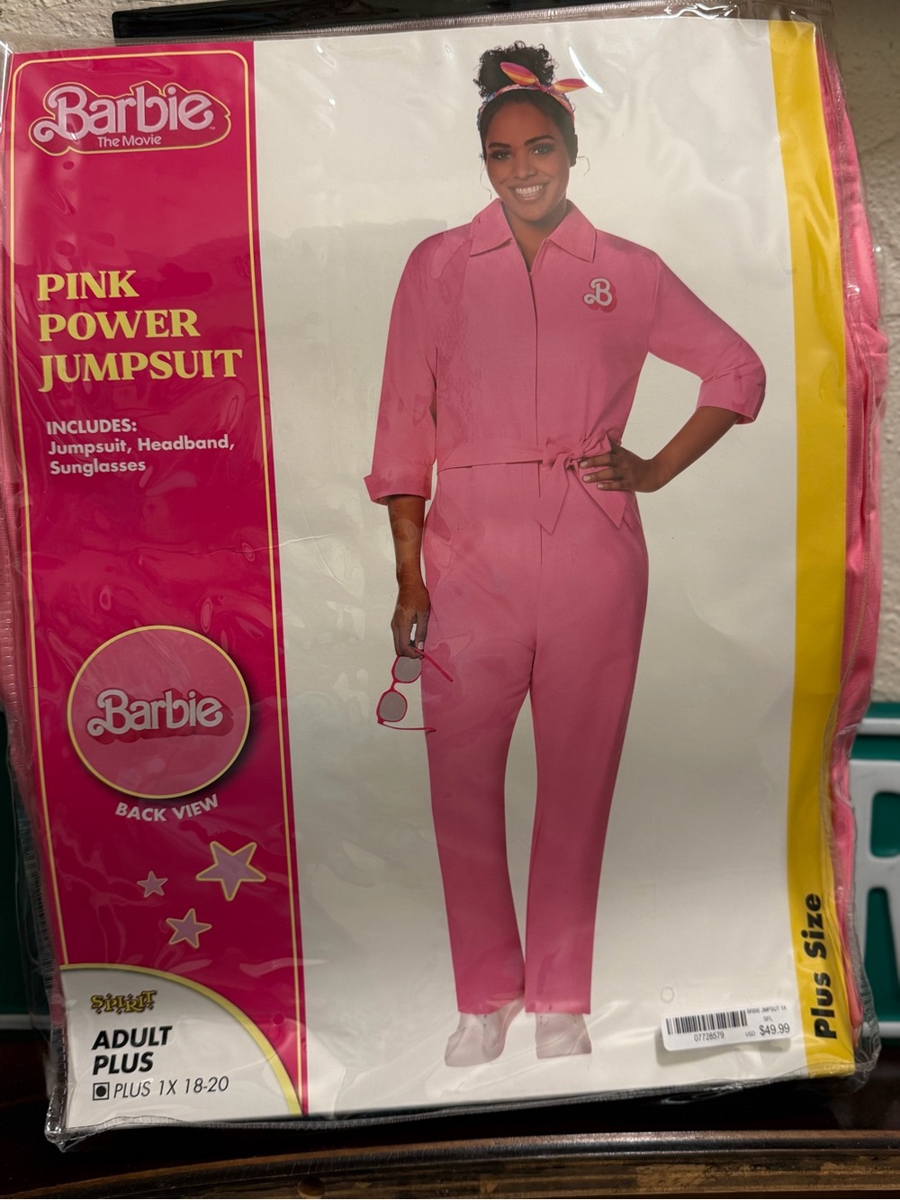Spirit Barbie Pink Power Jumpsuit - Bright Pink